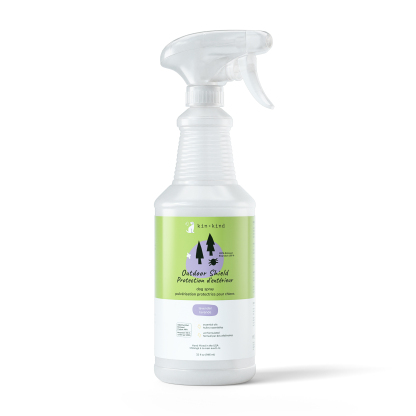 Kin & Kind Flea Tick Protect Spray - Lavender | Anti-Flea, Tick & Mosquito Spray For Dogs | Natural Pet Grooming Essentials