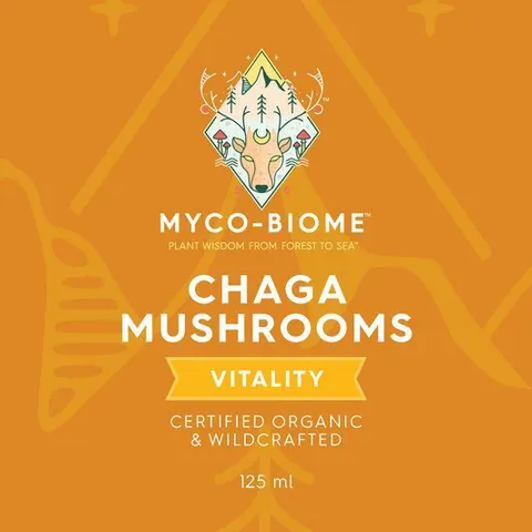 Adored Beast Myco-Biome Chaga Mushrooms (125ml) | Immune Prebiotics Cancer Support | Holistic Healthcare for Dogs and Cats