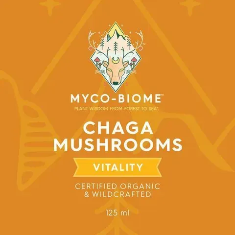 Adored Beast Myco-Biome Chaga Mushrooms (125ml) | Immune Prebiotics Cancer Support | Holistic Healthcare for Dogs and Cats