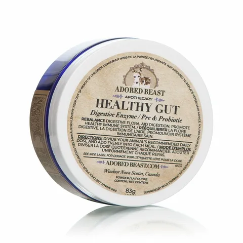 Adored Beast Healthy Gut | Pre & Probiotics + Digestive Pancreatitis Support | Holistic Healthcare for Dogs & Cats