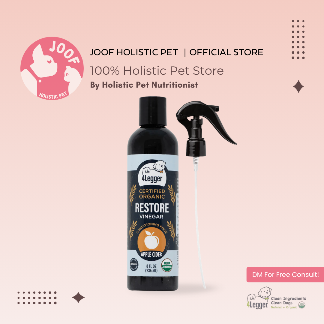 4Legger Restore Conditioner (8oz & 16oz) Yeast Bacteria Skin Treatment Support for Dogs