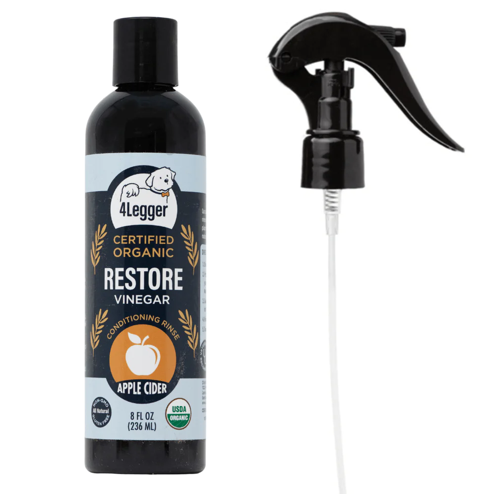 4Legger Restore Conditioner (8oz & 16oz) Yeast Bacteria Skin Treatment Support for Dogs