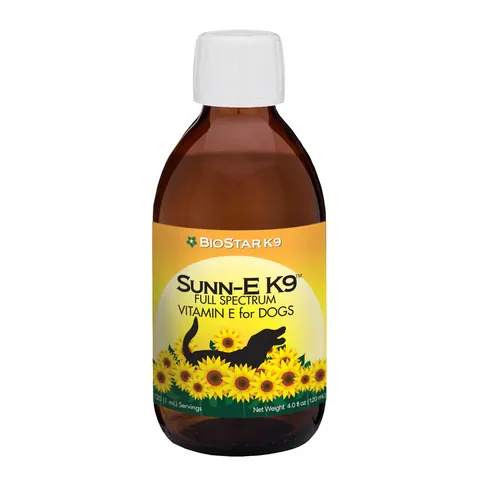BioStar K9 Sunn-E K9 | Vitamin E Antioxidant Support for Skin Brain Heart & Eye | Holistic Healthcare for Dogs