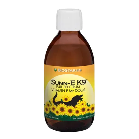 BioStar K9 Sunn-E K9 | Vitamin E Antioxidant Support for Skin Brain Heart & Eye | Holistic Healthcare for Dogs
