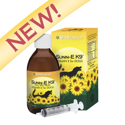 BioStar K9 Sunn-E K9 | Vitamin E Antioxidant Support for Skin Brain Heart & Eye | Holistic Healthcare for Dogs