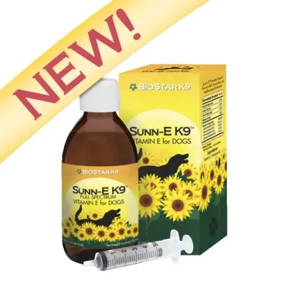 BioStar K9 Sunn-E K9 | Vitamin E Antioxidant Support for Skin Brain Heart & Eye | Holistic Healthcare for Dogs