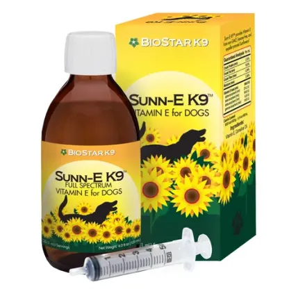 BioStar K9 Sunn-E K9 | Vitamin E Antioxidant Support for Skin Brain Heart & Eye | Holistic Healthcare for Dogs