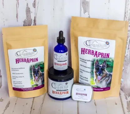 Glacier Peak HerbAprin for Dogs | Pain Anti-Inflammatory IVDD Joint Rest Support | Holistic Healthcare for Dogs