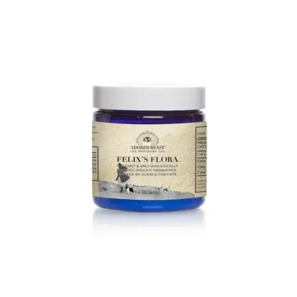 Adored Beast Felix's Flora | Species Appropriate Pre & Probiotic Immune Modulator | Holistic Healthcare for Cats