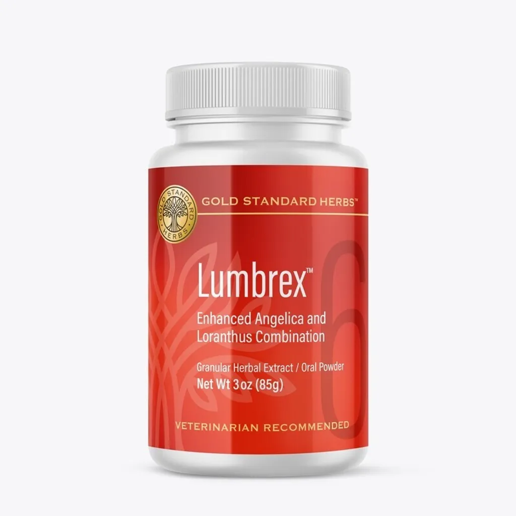 Gold Standard Herbs Lumbrex | Anti-inflammatory Arthritis IVDD Neck Spine Knee Hip & Disc Joint Ligament Support | Holistic Healthcare for Dogs, Cats and Pet Parents
