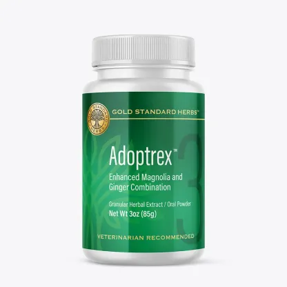 Gold Standard Herbs Adoptrex | Digestive Pancreatitis Diabetes Sensitive Gut Support | Holistic Healthcare for Dogs, Cats and Pet Parents