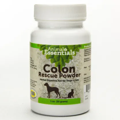 Animal Essentials Colon Rescue | Digestive Diarrhea Support | Holistic Healthcare for Dogs & Cats