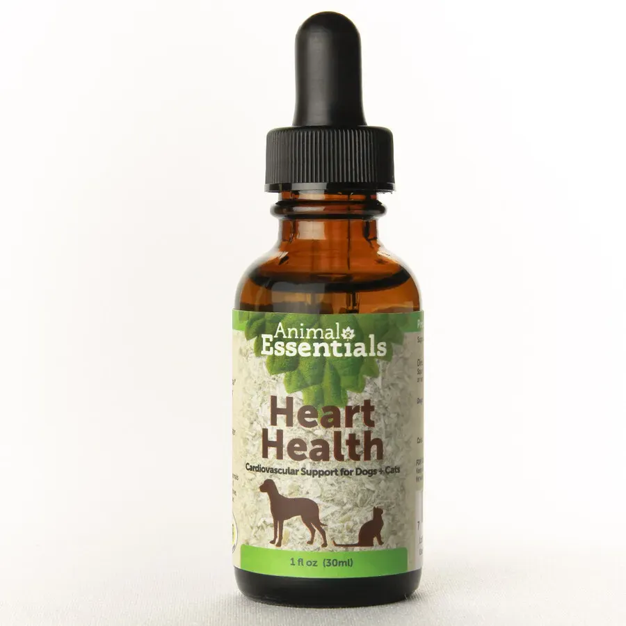 Animal Essentials Heart Health (1oz) | Heart Antioxidant Cardiovascular Support | Holistic Healthcare for Dogs & Cats