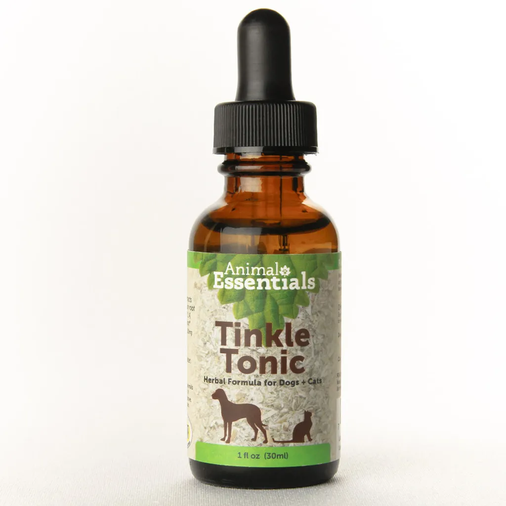 Animal Essentials Tinkle Tonic (1oz) | Healthy Urinary Tract Support | Holistic Healthcare for Dogs & Cats