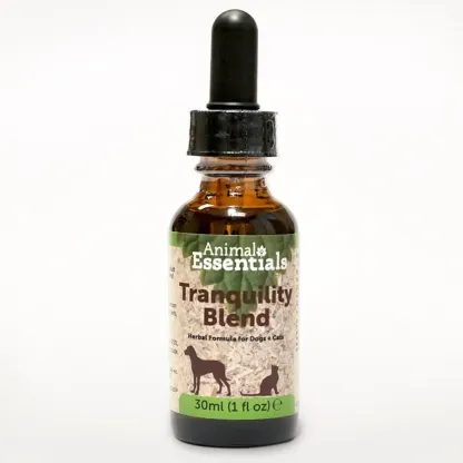 Animal Essentials Tranquility Blend (1oz) | Stress Anxiety Support | Holistic Healthcare for Dogs & Cats