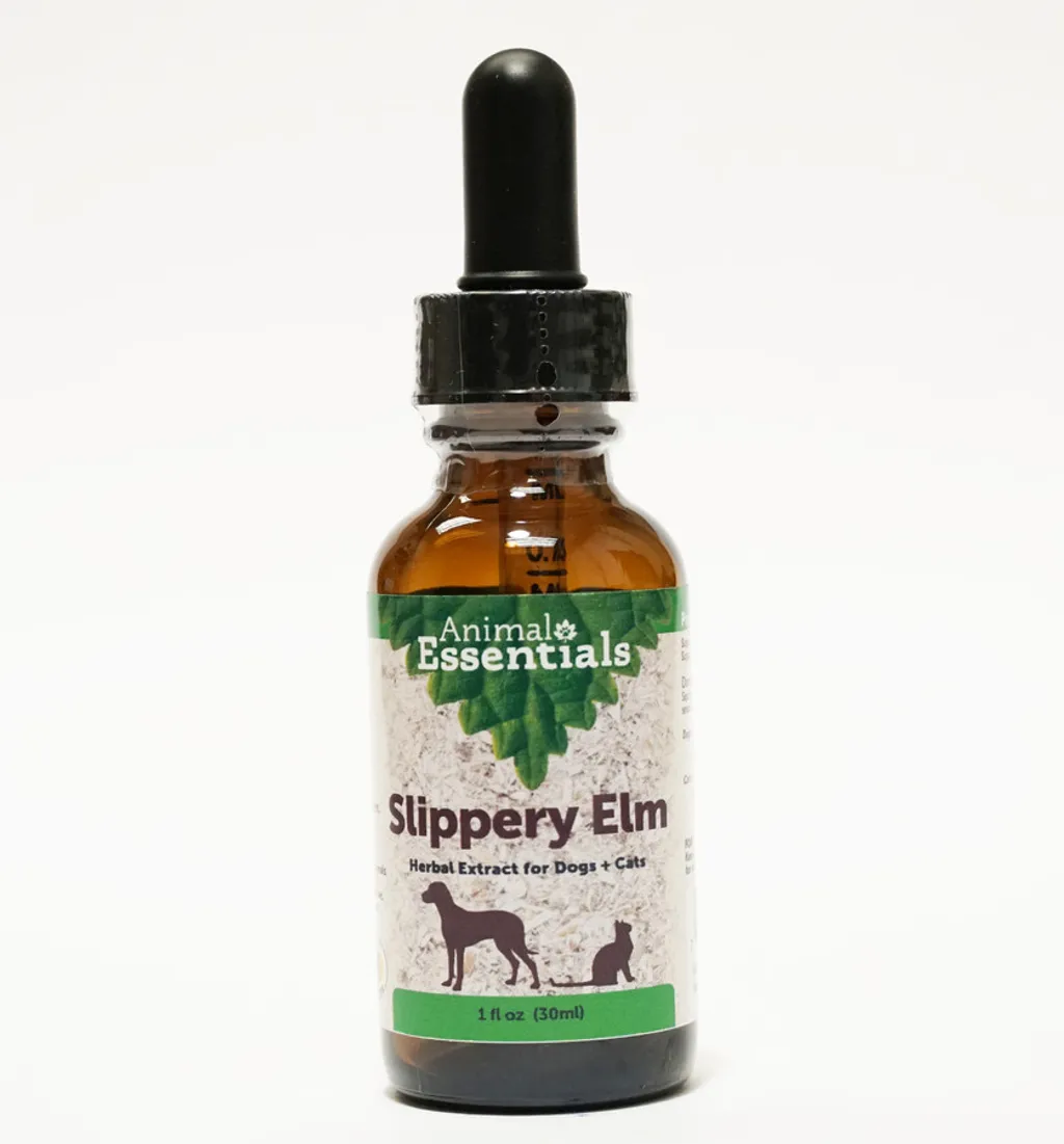 Animal Essentials Slippery Elm (1oz) | Digestive Diarrhea IBD Coughing Support | Holistic Healthcare for Dogs & Cats