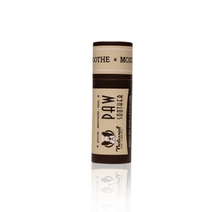 Natural Dog Company Paw Soother Stick (0.15oz & 2oz) Dry Cracked Paw Healing Balm for Dogs