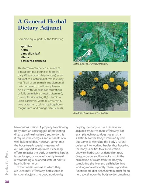 Herbalist Greg Tilford Book - Herbs for Pets : The Natural Way to Enhance Your Pet’s Life Pet | Natural Care & Health Support Book