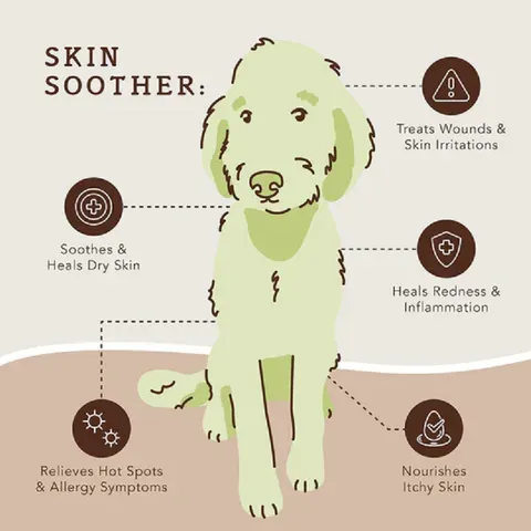Natural Dog Company Skin Soother (Stick) | Skin Healing Balm | Natural Dog Grooming Essentials