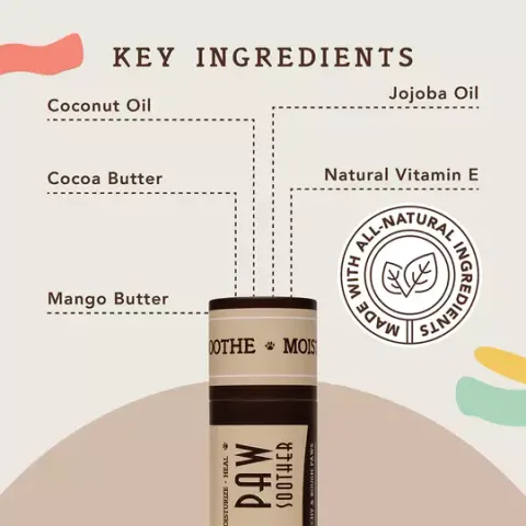 Natural Dog Company Paw Soother (Stick) | Paw Healing Balm | Natural Dog Grooming Essentials