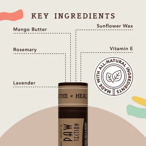 Natural Dog Company PawTection (Stick) | Paw Protection Balm | Natural Dog Grooming Essentials