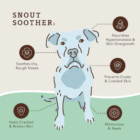 Natural Dog Company Snout Soother (Tin) | Snout Healing Balm | Natural Dog Grooming Essentials