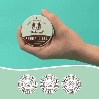Natural Dog Company Snout Soother (Tin) | Snout Healing Balm | Natural Dog Grooming Essentials