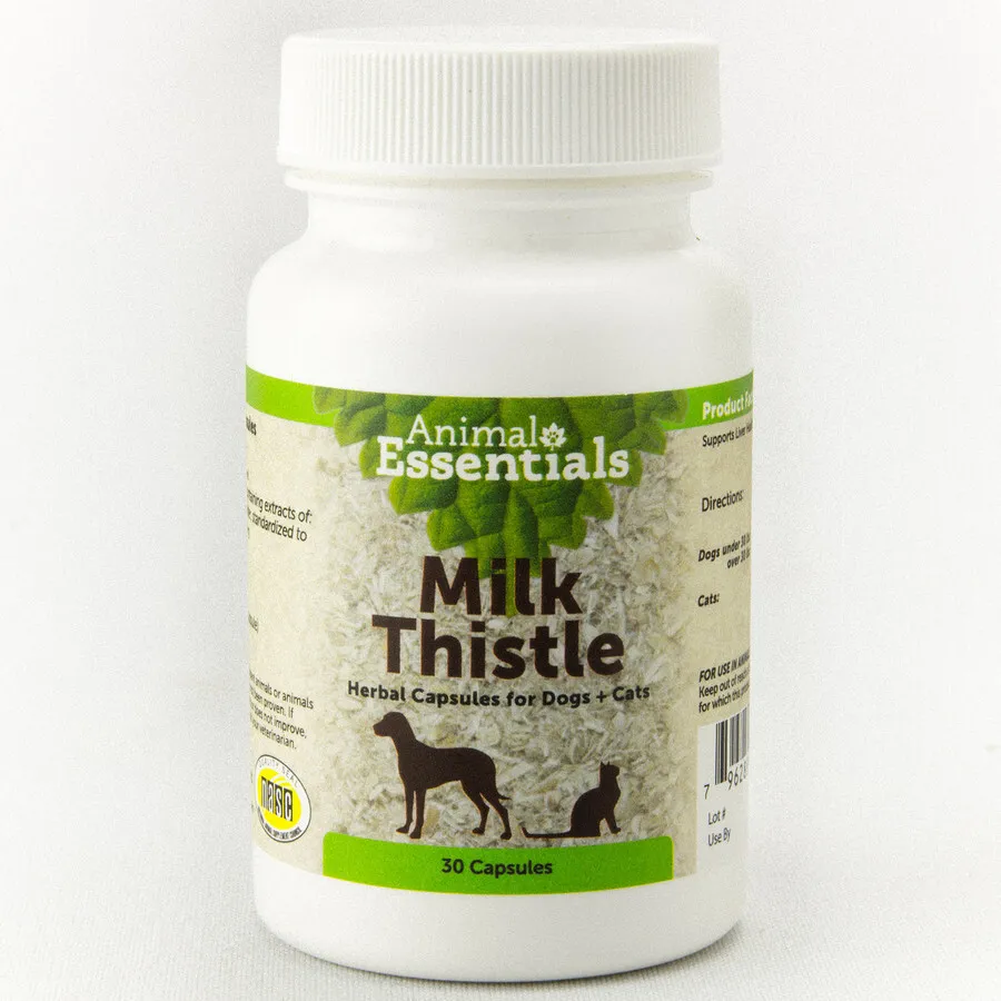 Animal Essentials Milk Thistle Seed | Liver Support | Holistic Healthcare for Dogs & Cats