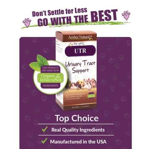 Amber Naturalz UTR™ Urinary Tract Support | Urinary Tract Support | Holistic Healthcare for Dogs and Cats