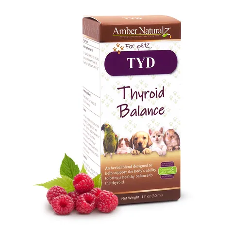 Amber Naturalz TYD™ Thyroid Balance | Thyroid, Hormones Support | Holistic Healthcare for Dogs and Cats
