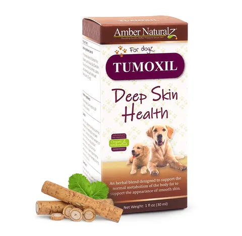 Amber Naturalz Tumoxil Deep Skin Health | Tumour, Mass Cell, Cancer Support | Holistic Healthcare for Dogs