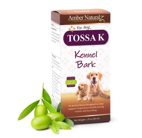 Amber Naturalz Tossa K™ Kennel Bark | Kennel Cough, Lungs Support | Holistic Healthcare for Dogs