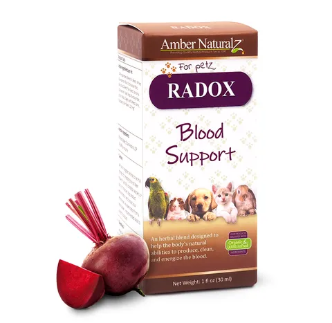 Amber Naturalz Radox™ Blood Support | Anemia, Bone Marrow Support | Holistic Healthcare for Dogs and Cats