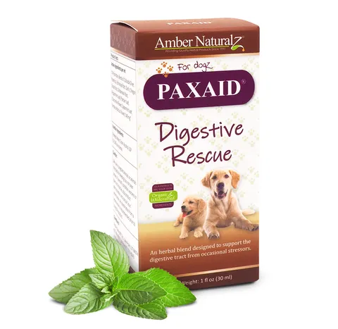 Amber Naturalz Paxaid® Digestive Rescue | Gastroenteritis Diarrhea IBD Support | Holistic Healthcare for Dogs
