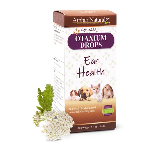 Amber Naturalz Otaxium Drop™ Ear Health (1oz) | Ear Infection, Ear Care Support | Natural Pet Grooming Essentials