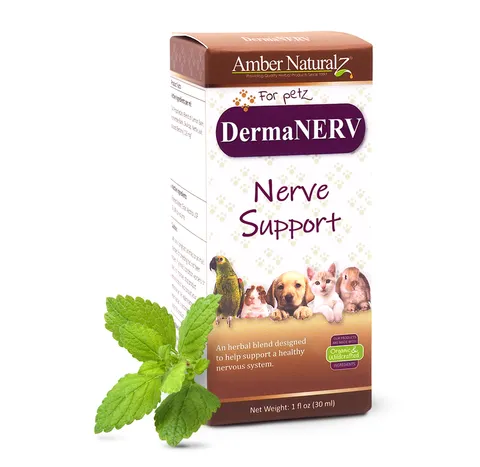 Amber Naturalz DermaNERV™ Nerve Support | Nerve, Seizures, Brain Support | Holistic Healthcare for Dog and Cats