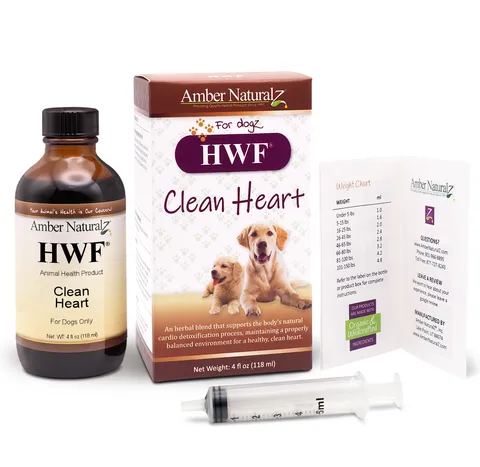 Amber Naturalz HWF® Clean Heart | Heartworm Support | Holistic Healthcare for Dogs