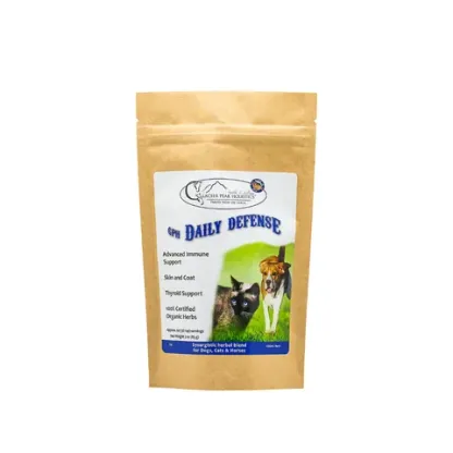 Glacier Peak Daily Defense | Anti-Parasites Anti-Inflammatory Thyroid Immune Support | Holistic Healthcare for Dogs & Cats