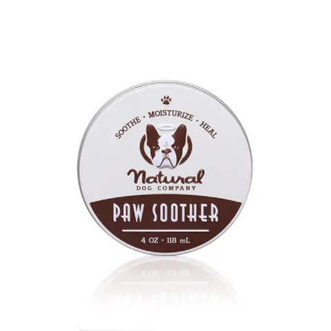 Natural Dog Company Paw Soother (Tin) | Paw Healing Balm | Natural Dog Grooming Essentials