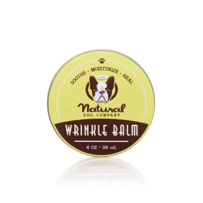 Natural Dog Company Wrinkle Balm (Tin) | Winkle/Face Healing Balm | Natural Dog Grooming Essentials