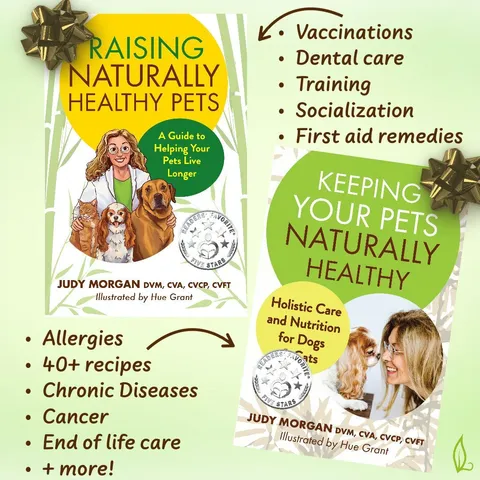 Dr Judy Morgan Book - Keeping Your Pets Naturally Healthy | Pet Nutrition, Natural Care & Health Support Book