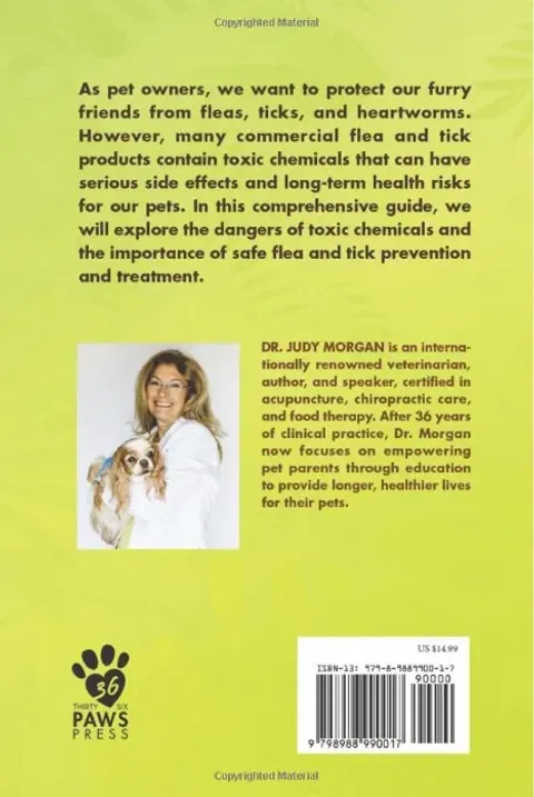 Dr Judy Morgan Book - Protecting Your Pets from Parasites | Pet Natural Care & Health Support Book