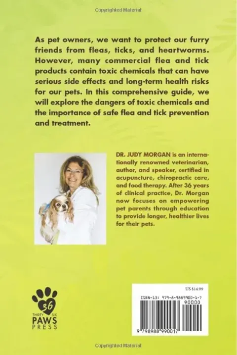 Dr Judy Morgan Book - Protecting Your Pets from Parasites | Pet Natural Care & Health Support Book