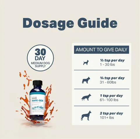 Four Leaf Rover Safe-Sea | Omega-3 EPA & DHA Support | Holistic Healthcare for Dogs