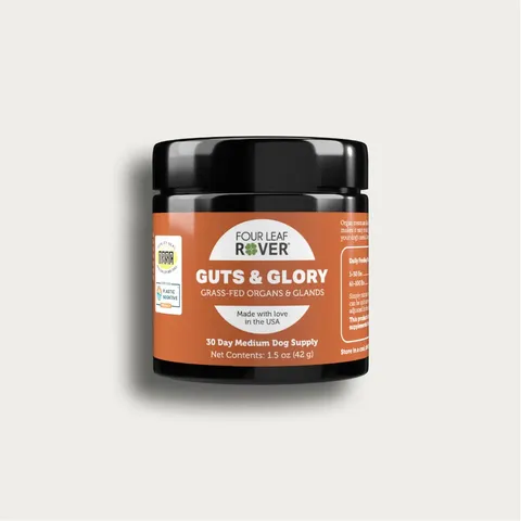Four Leaf Rover Guts & Glory | Glandular Support | Holistic Healthcare for Dogs