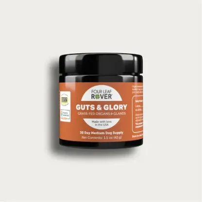 Four Leaf Rover Guts & Glory | Glandular Support | Holistic Healthcare for Dogs