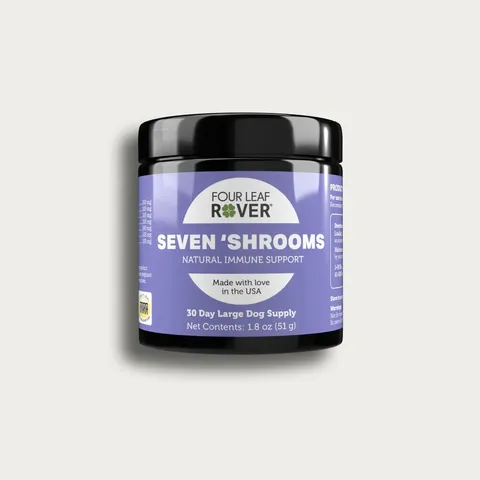 Four Leaf Rover Seven Shrooms | Cancer Immune Support | Holistic Healthcare for Dogs