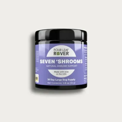 Four Leaf Rover Seven Shrooms | Cancer Immune Support | Holistic Healthcare for Dogs