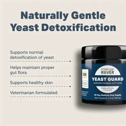 Four Leaf Rover Yeast Guard | Yeast Infection Support | Holistic Healthcare for Dogs