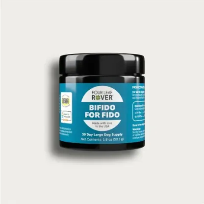 Four Leaf Rover Bifido For Fido | Pre and Probiotics Gut Support | Holistic Healthcare for Dogs